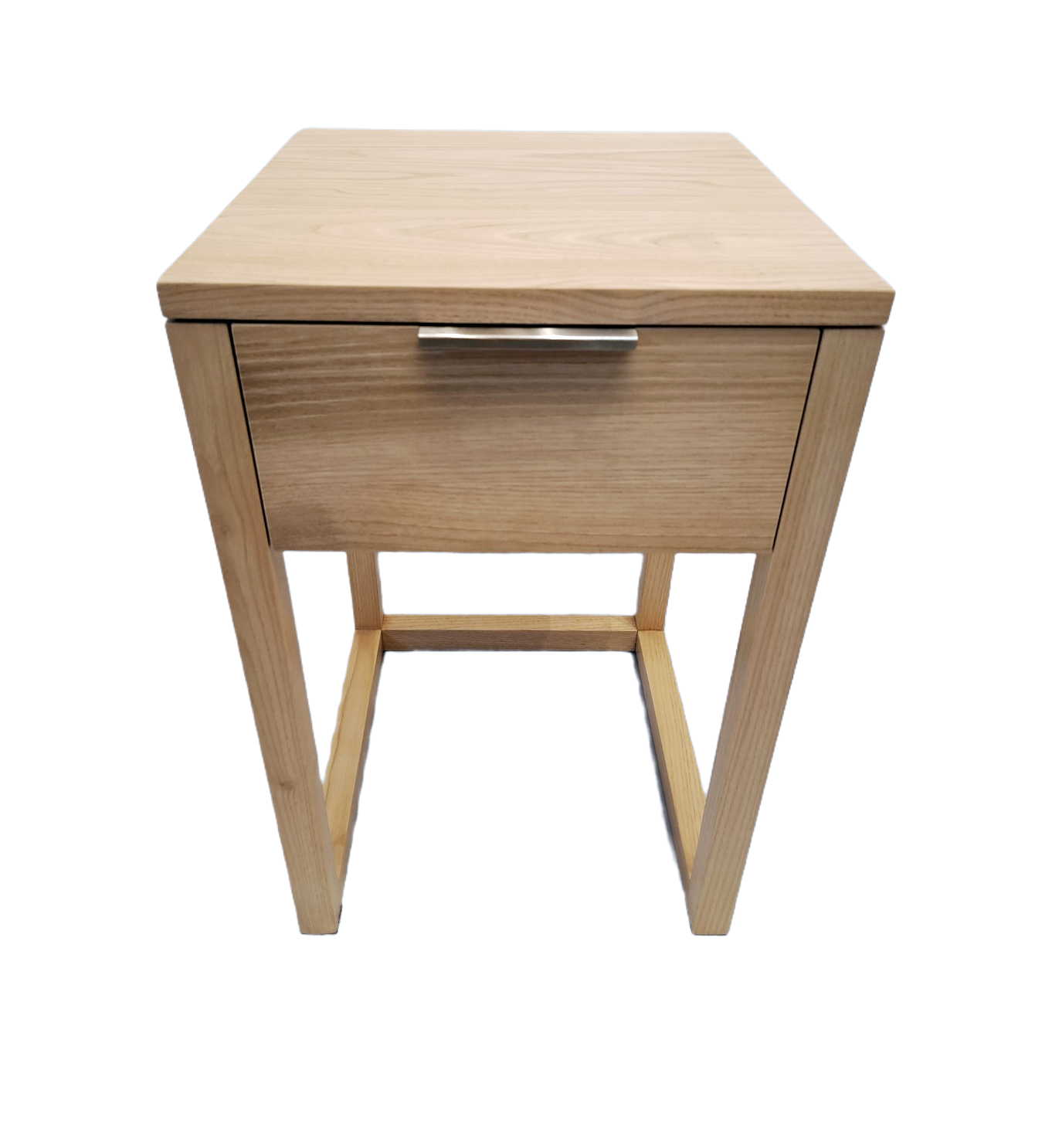Bedside Table Solid Wood Single Drawer