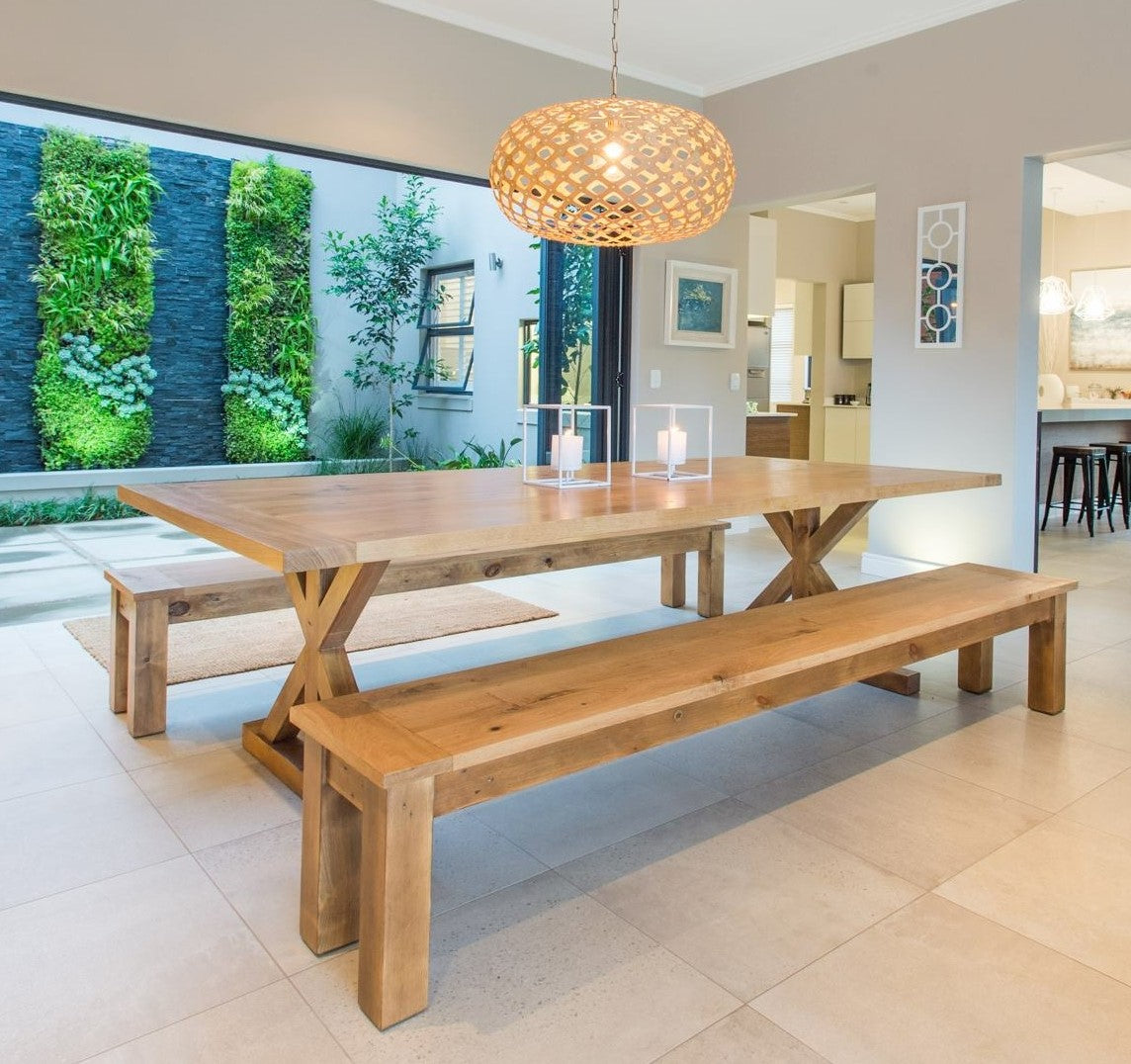 10 Seater Dining Table | Solid Oak Furniture