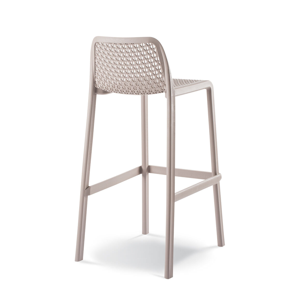Fit Outdoor Barstool (Perforated) – Polypropylene | Kitchen & Bar Height