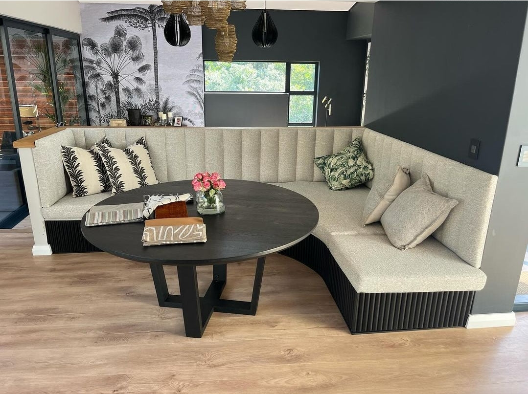 Kitchen cabinets 7 - Upholstered Kitchen Banquette