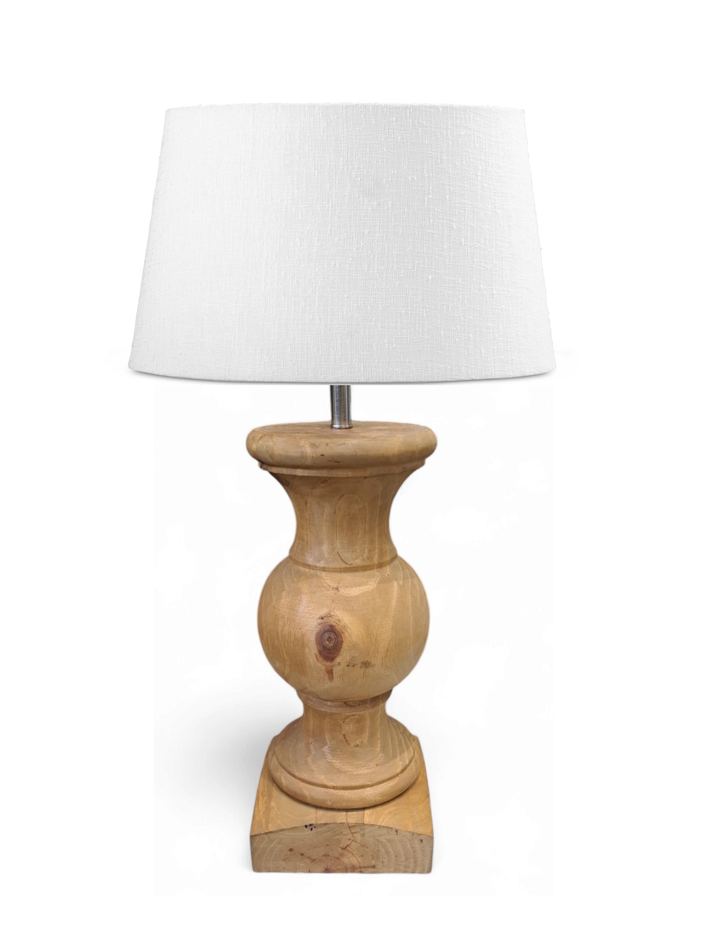 Regent Table Lamp base - Natural (Wood)