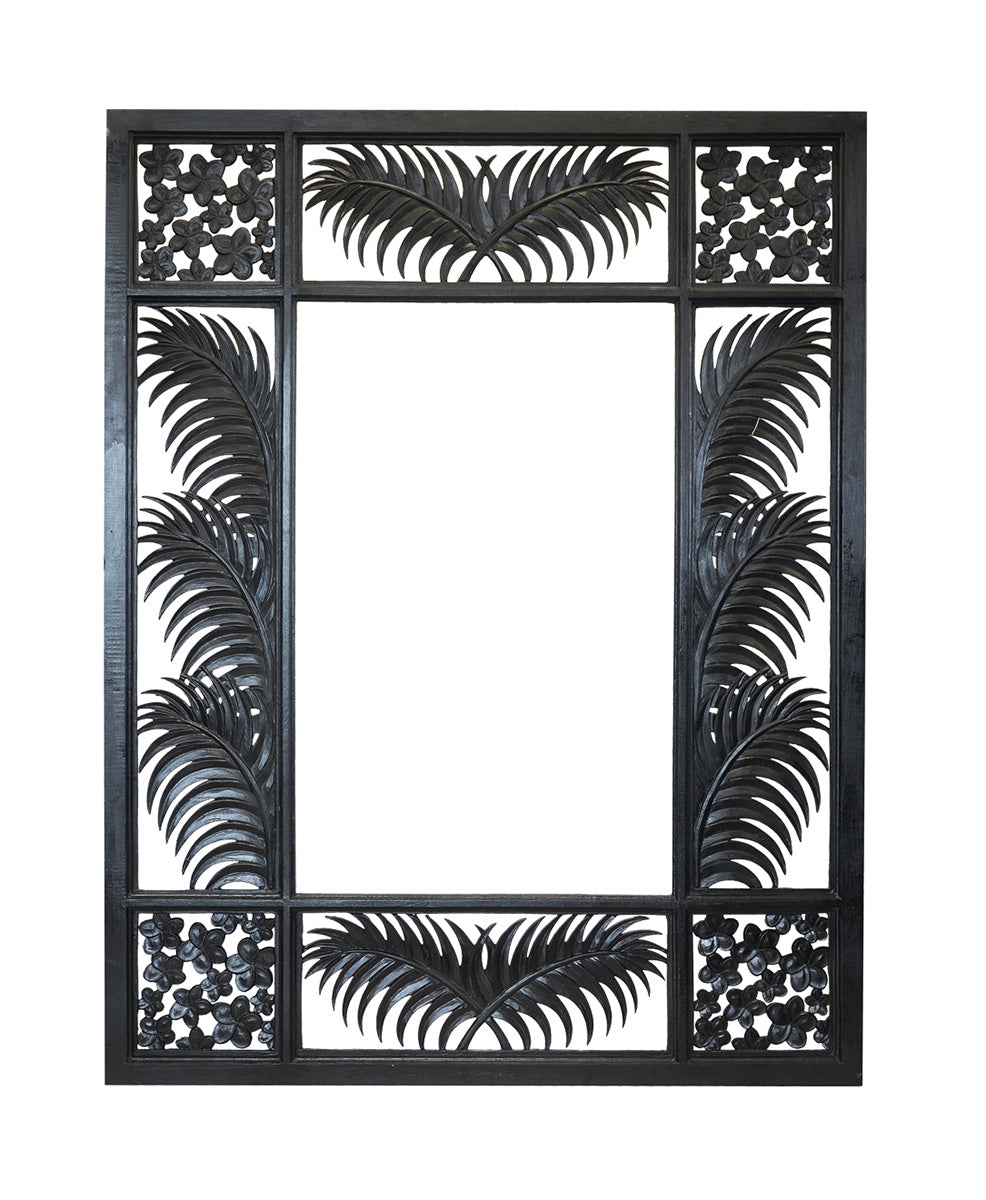 Palm Leaf Mirror Frame | White 1400x1800mm