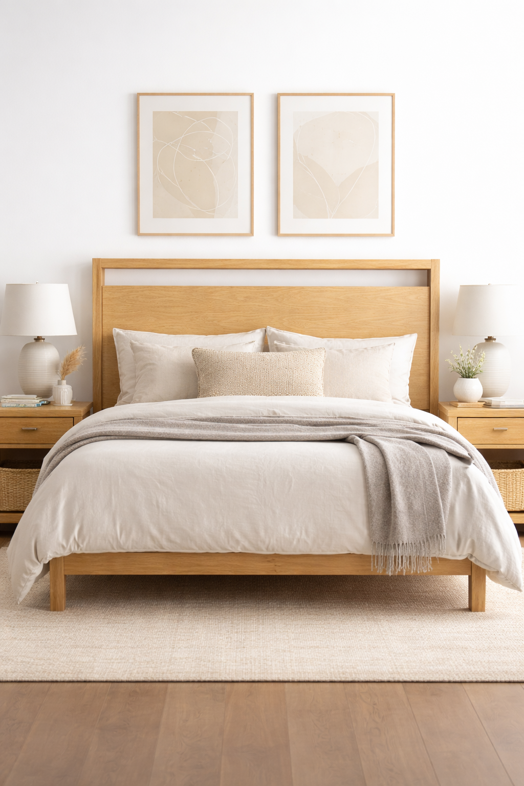 Wood Framed Headboard