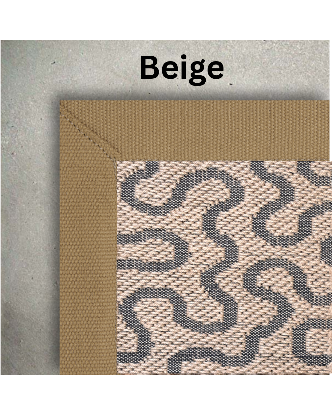 Custom Jute River Maps Rug