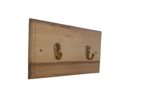 Wooden Coat Hooks Kitchen/Entrance + 2 hooks