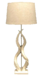 Kudu Horn Lamp Base