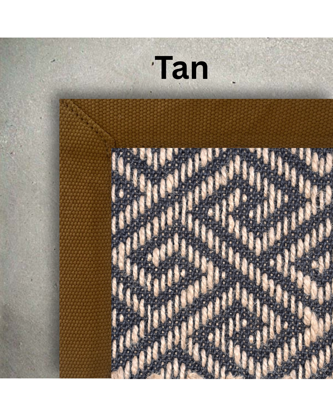 Custom Jute Labarinth Rug