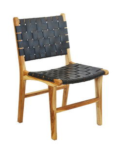 Chair Dining Leather / Wood