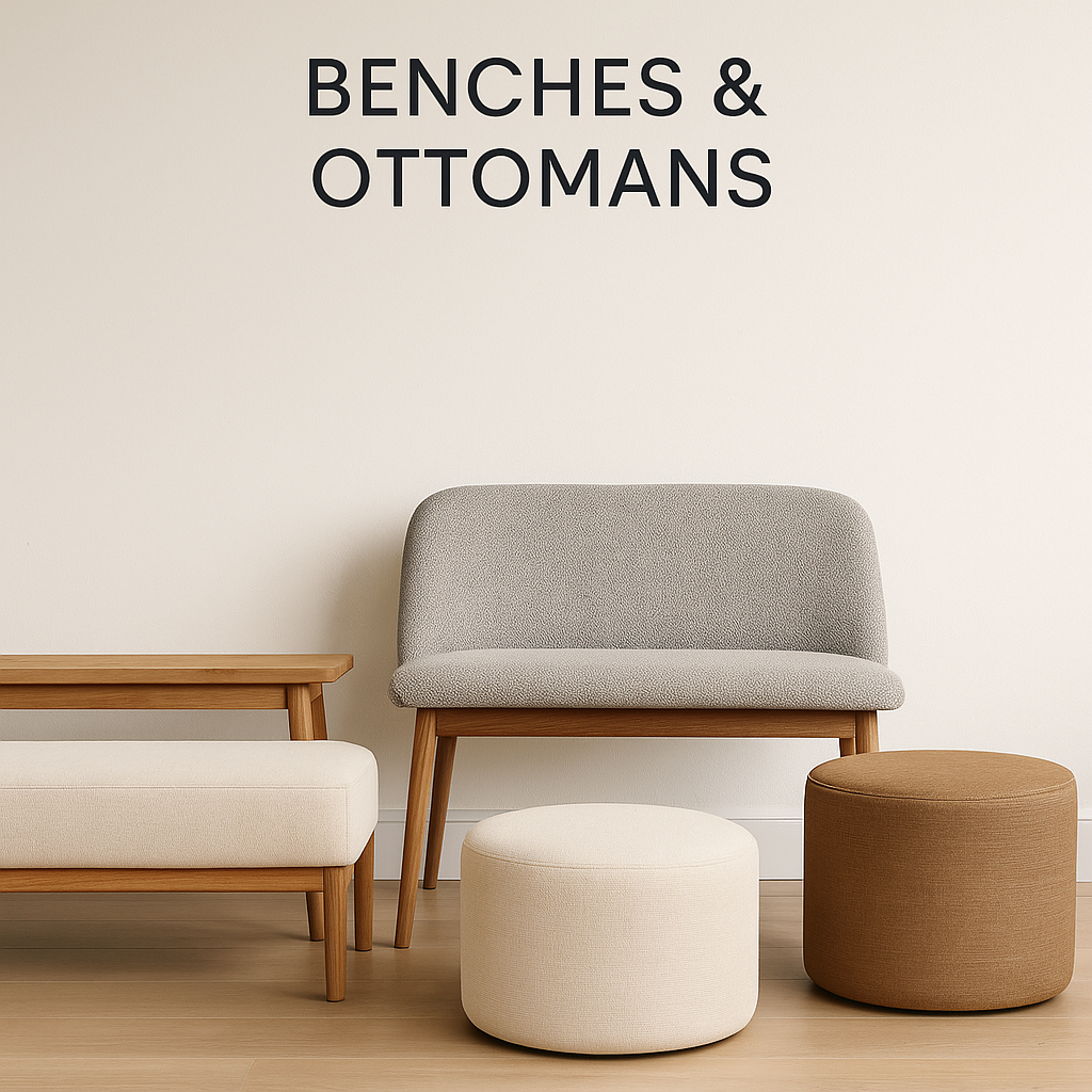 Benches & Ottomans | Stylish Seating & Versatile Design for Every Room