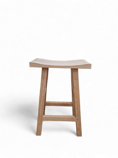 Barstool - Carved Wood