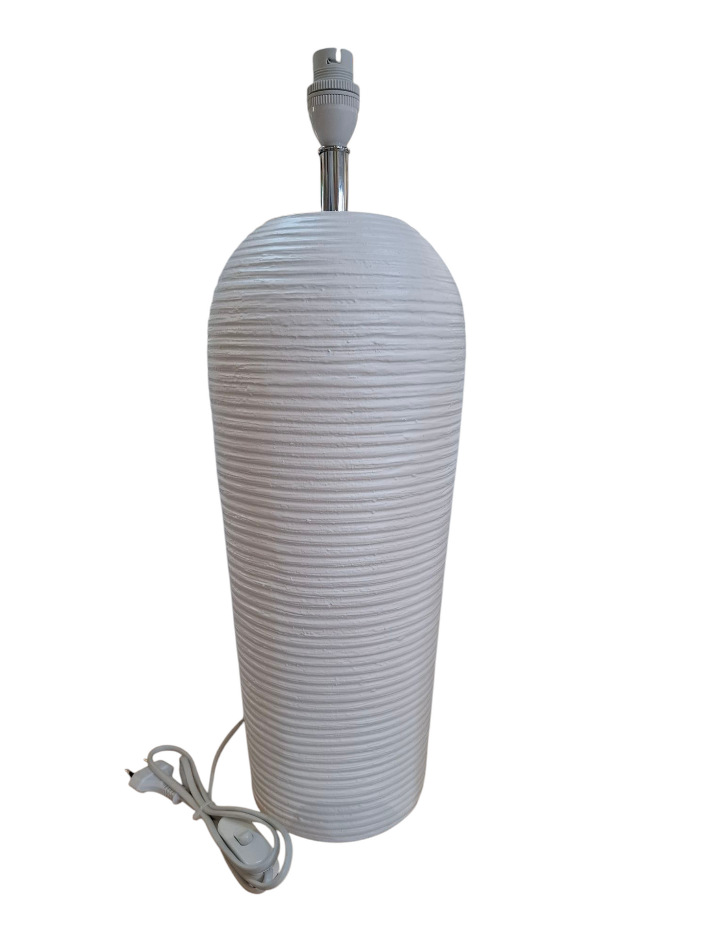 Table Lamp - Ribbed Lamp Base Tall