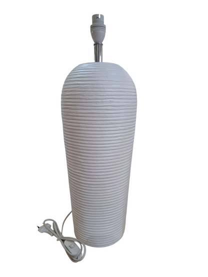 Table Lamp - Ribbed Lamp Base Tall