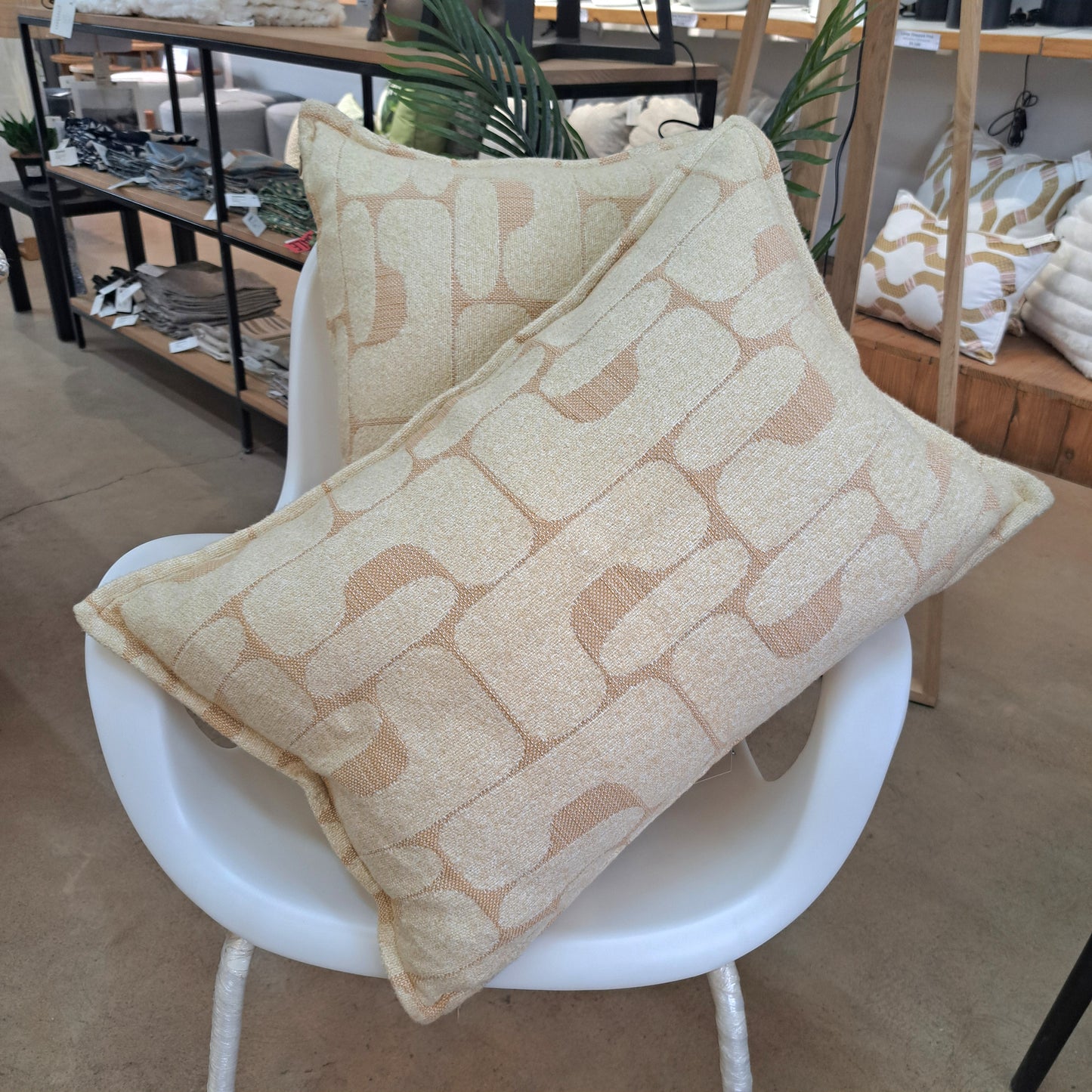 Indoor Scatter Cushion- Geo Neut