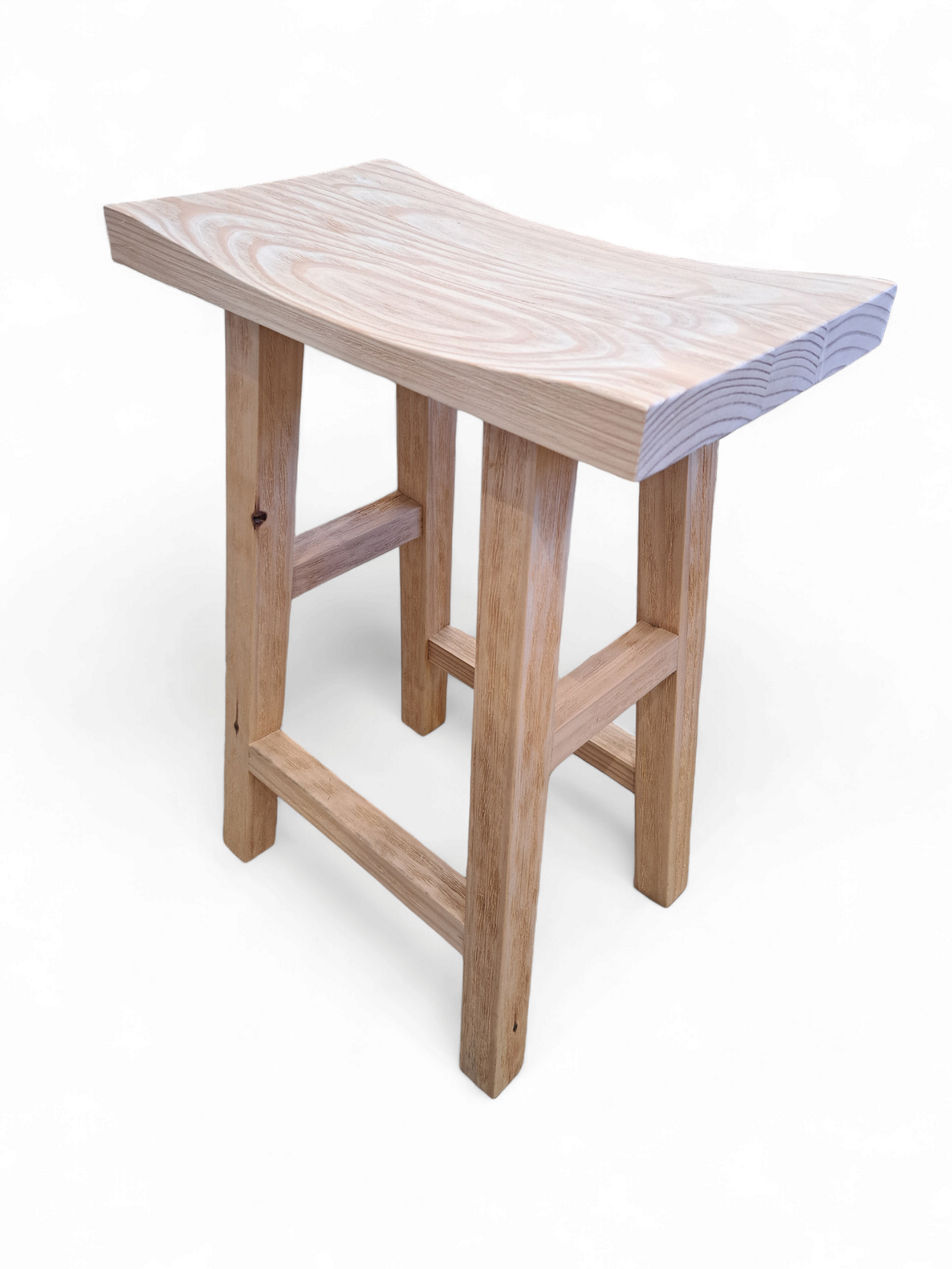 Barstool - Carved Wood