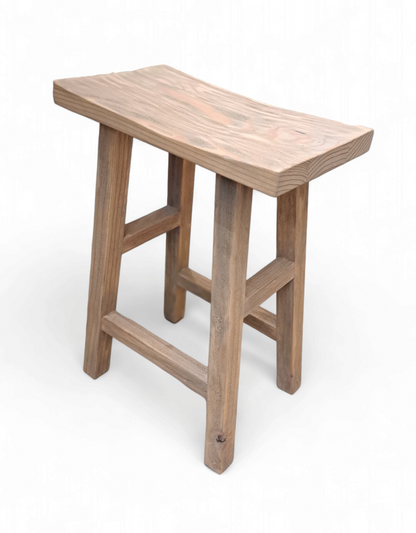 Barstool - Carved Wood