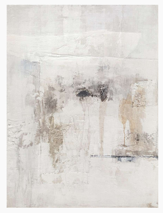 Abstract Oil on Canvas - Misty Textures 1 (900x1200mm)