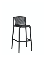 Load image into Gallery viewer, stool bar plastic black modern outdoor 