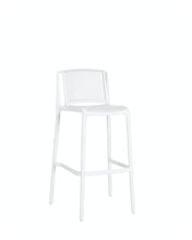 Load image into Gallery viewer, stool bar plastic white modern outdoor 
