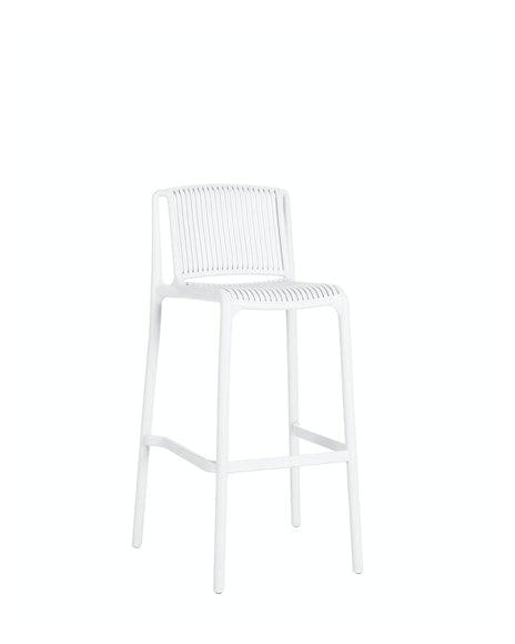 stool bar plastic white modern outdoor 