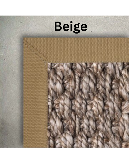 Custom Natural Jute  Panama Rug (Round)