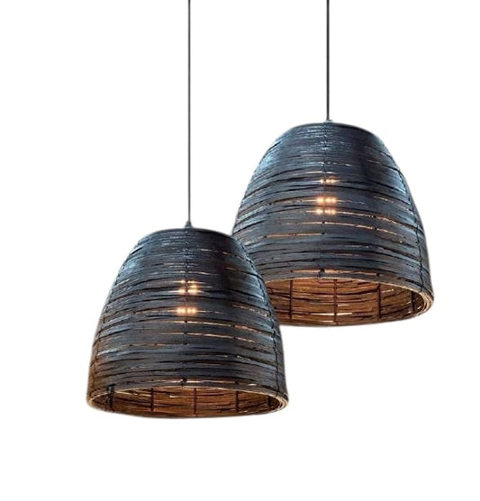 Binling Natural Weave Pendant