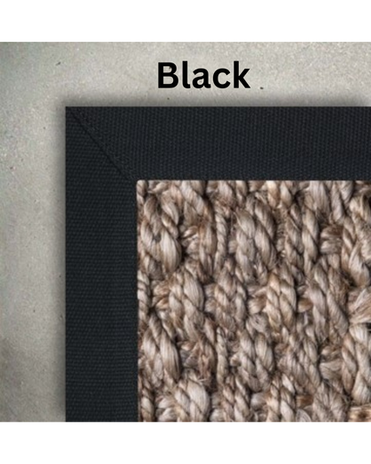 Custom Natural Jute  Panama Rug (Round)