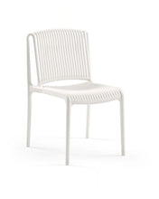 Load image into Gallery viewer, chair dining plastic white modern outdoor 