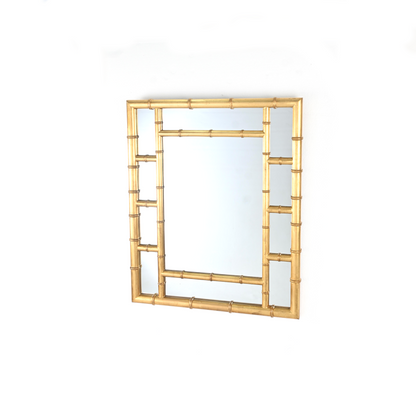 Chippendale Bamboo Mirror | Small 74x90cm