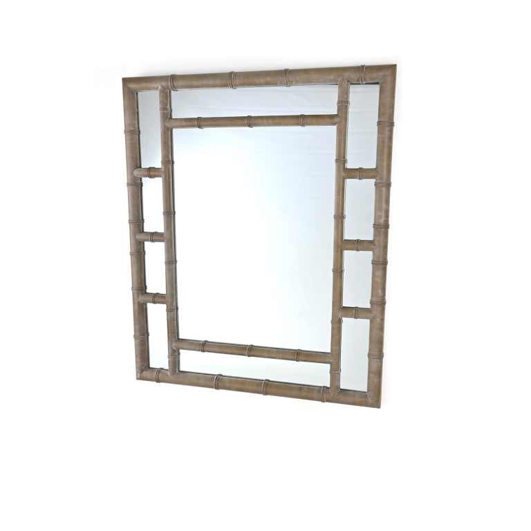 Chippendale Bamboo Mirror | Small 74x90cm