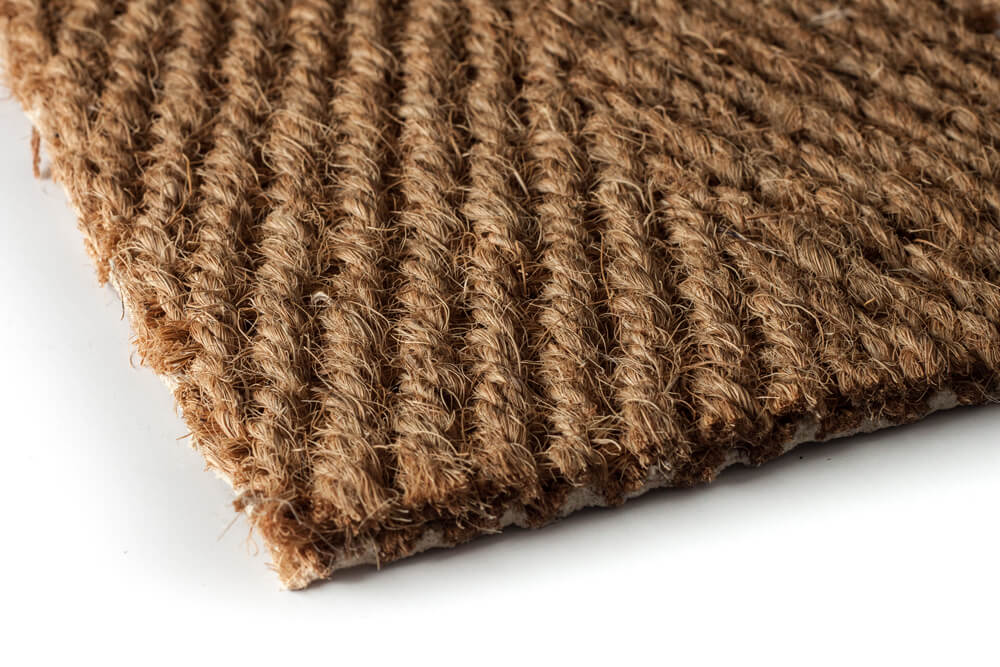 Coir rug - Herringbone weave - made to size