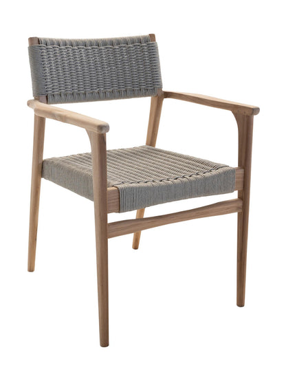 Cromwell Teak Dining Chair – Durable Outdoor Design in Natural Teak
