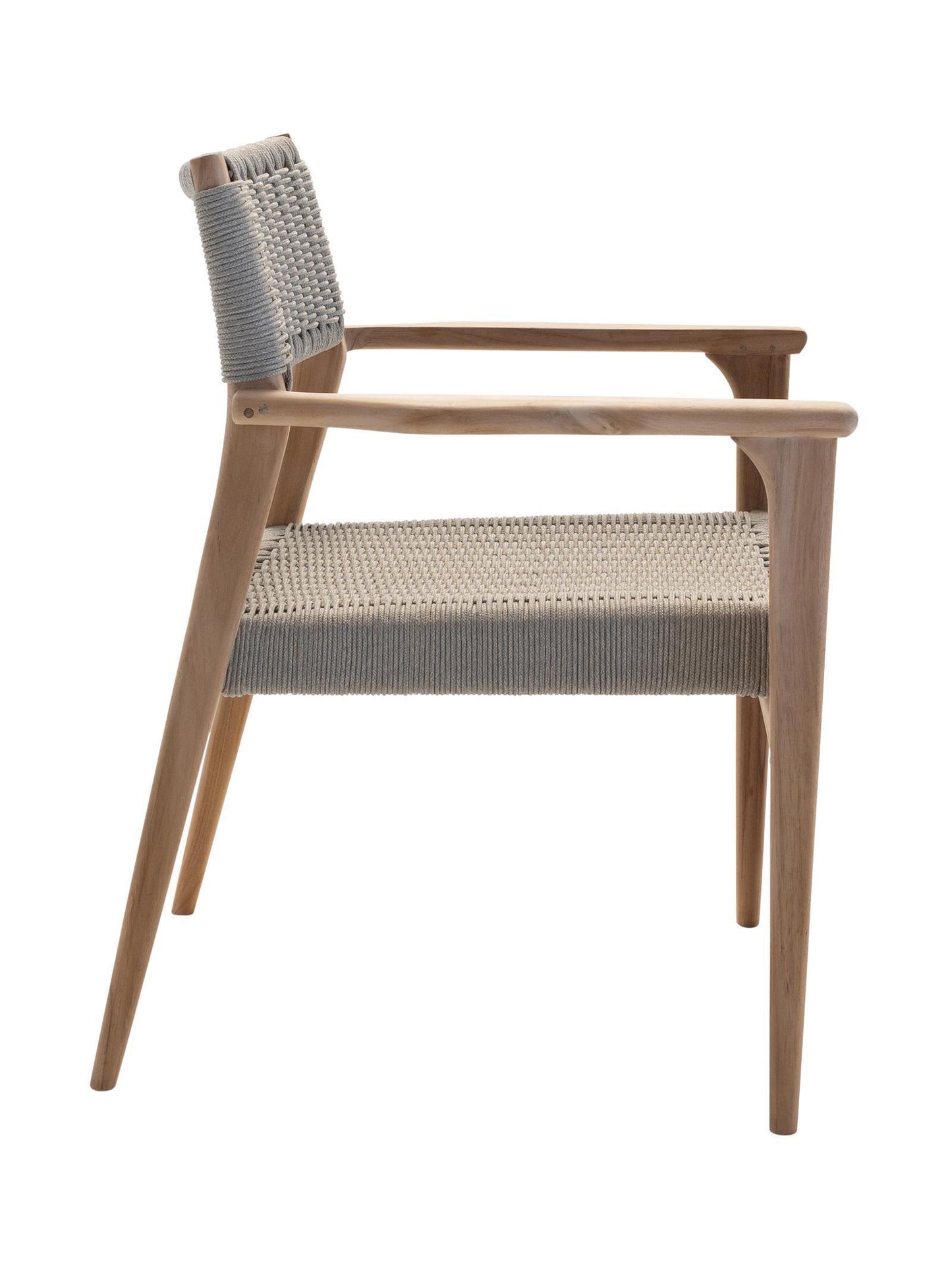 Cromwell Teak Dining Chair – Durable Outdoor Design in Natural Teak
