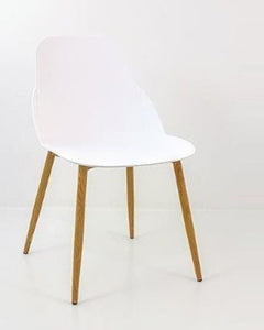 dining chair white modern