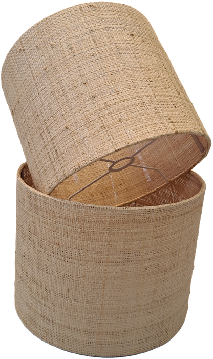 Drum Lampshade - Raffia Greenhaus _ Lighting for Sale