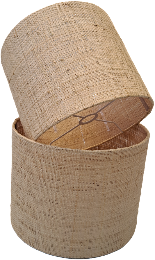 Drum Lampshade - Raffia Greenhaus _ Lighting for Sale