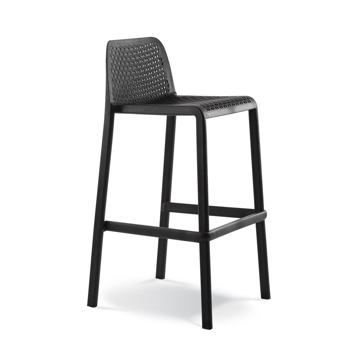 Fit Outdoor Barstool (Perforated) – Polypropylene | Kitchen & Bar Height