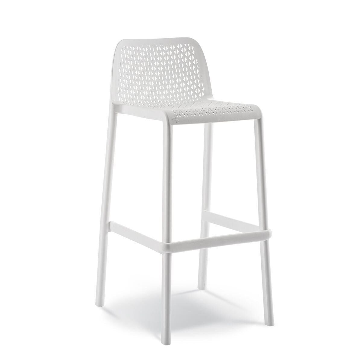 Fit Outdoor Barstool (Perforated) – Polypropylene | Kitchen & Bar Height