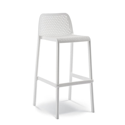 Fit Outdoor Barstool (Perforated) – Polypropylene | Kitchen & Bar Height