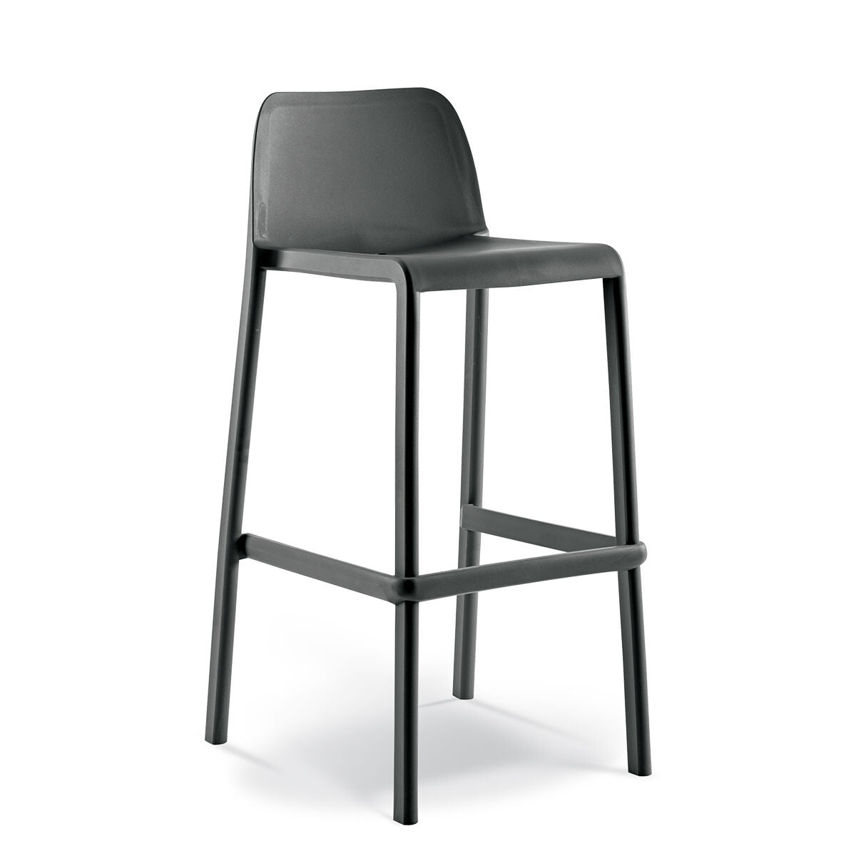 Fit Full Outdoor Barstool (Solid) – Polypropylene | Kitchen & Bar Height