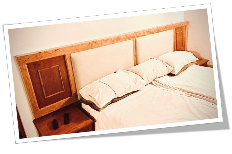 Headboard 3 - Wood framed removable covers