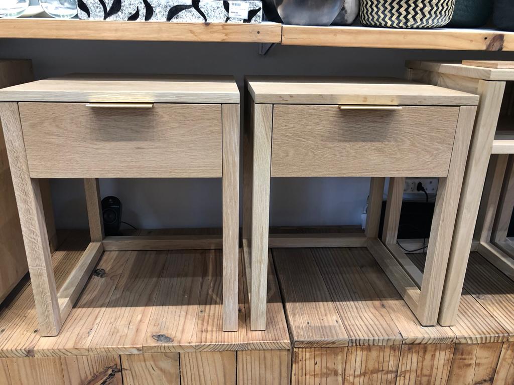 Nicole Bedside Table (with drawer)