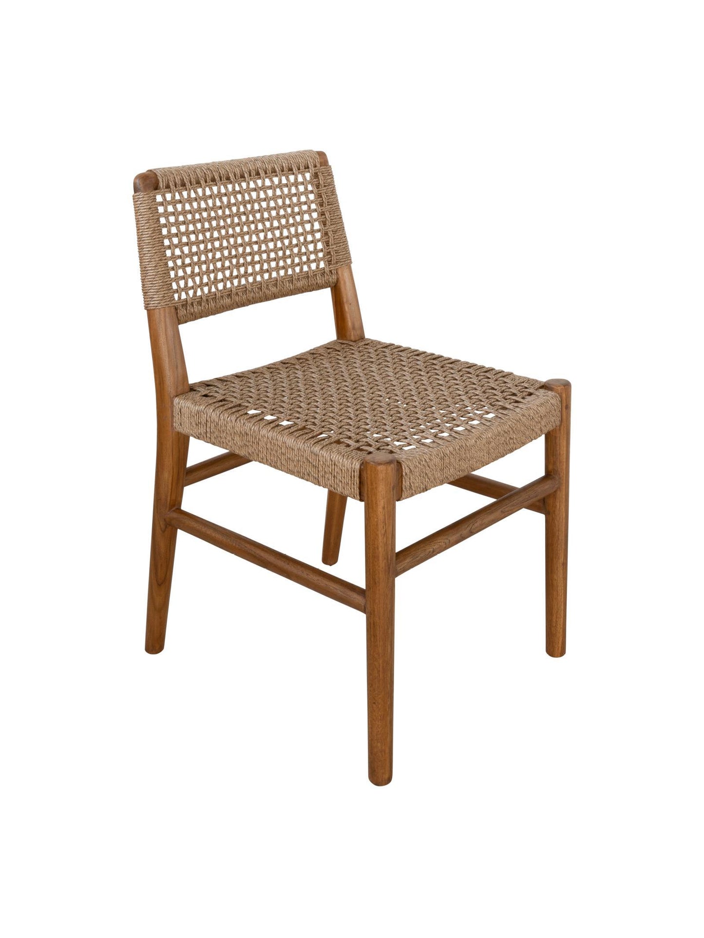 teak outdoor chair, UV-resistant rope, patio furniture, Greenhaus, Goa Teak Side Chair with solid teak frame and woven rope seat

Outdoor teak chair with UV-resistant rope and natural wood finish

Close-up of Goa Teak Chair showing rope weave and teak texture

Handcrafted teak side chair with weather-proof rope backrest

Solid teak outdoor chair featuring curved rope seat and back

Goa Teak Chair detail showing smooth finish and durable joinery

Modern teak side chair with dark rope accents – Greenhaus Outd