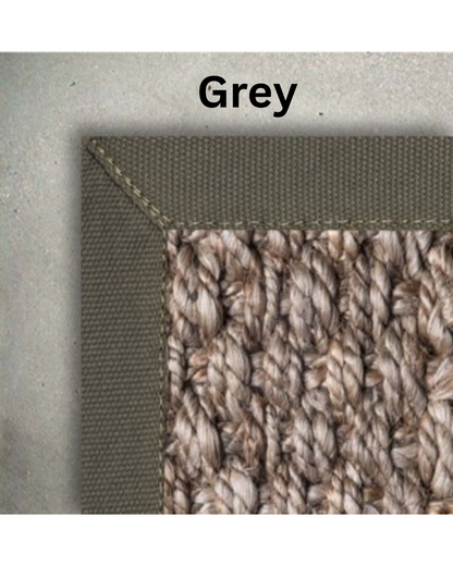 Custom Natural Jute  Panama Rug (Round)