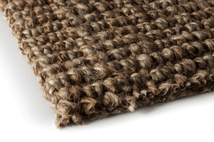 Jute rug - boucle weave