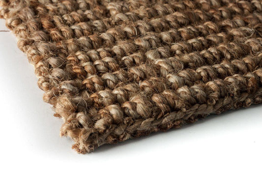 Jute rug - boucle weave