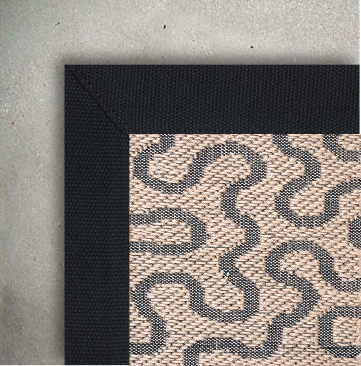 Jute River Maps Rug