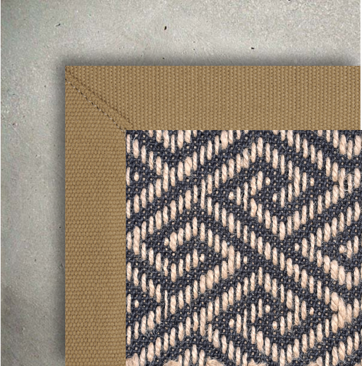 Jute Labyrinth Rug