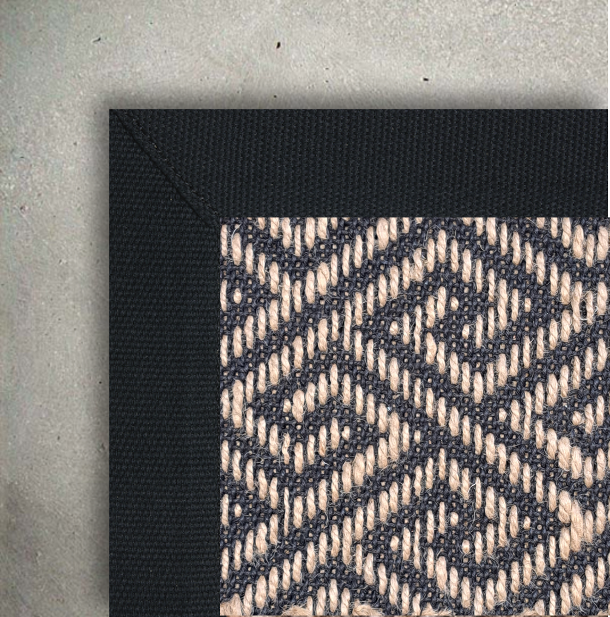 Jute Labyrinth Rug