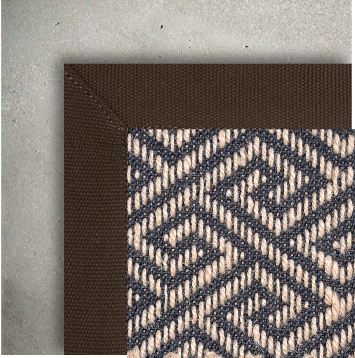 Jute Labyrinth Rug