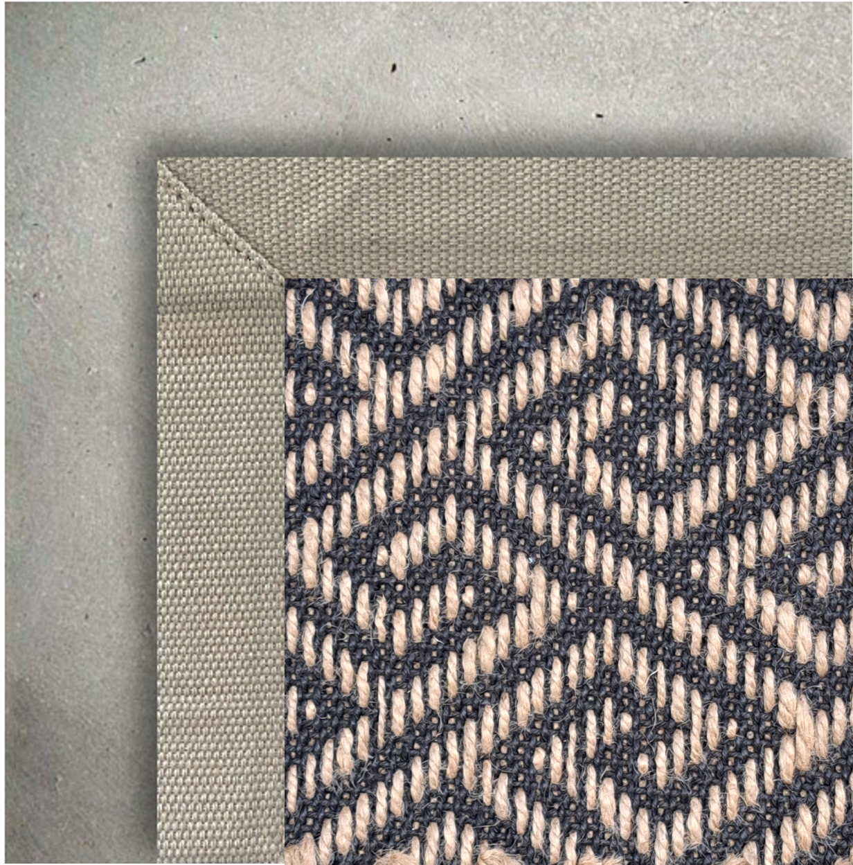 Jute Labyrinth Rug